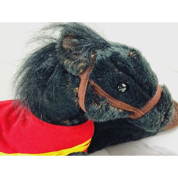 Wells Fargo Mike Legendary Black Pony w/ Tags 15" Plush Toy Stuffed Animal 2016 - Picture 7 of 16